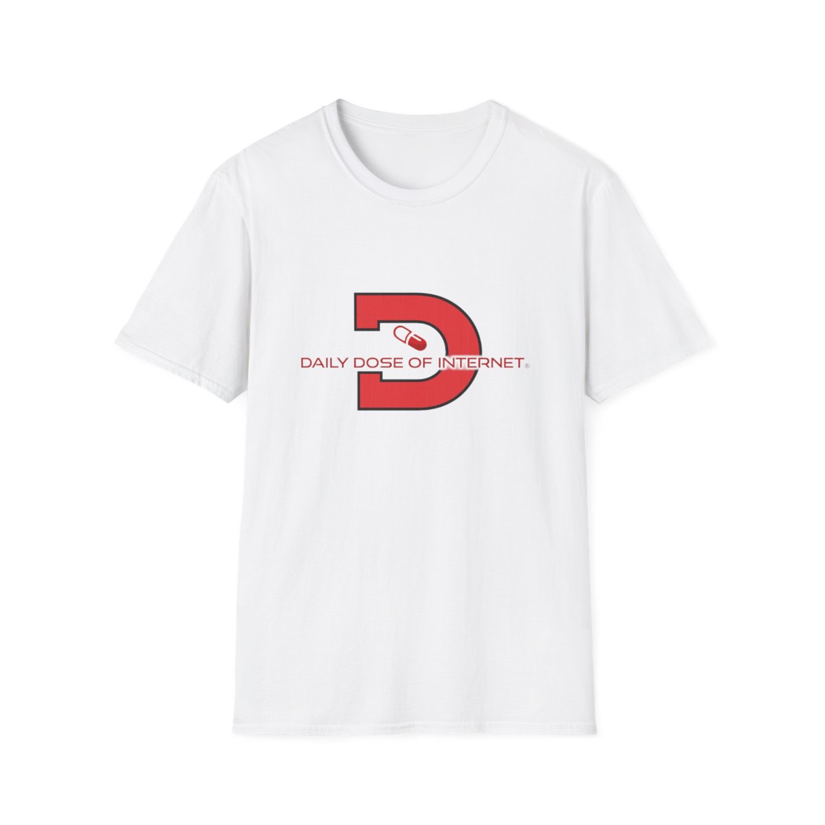 Daily Dose of Internet T-Shirt | Red D Logo Tee | Daily Dose of Internet