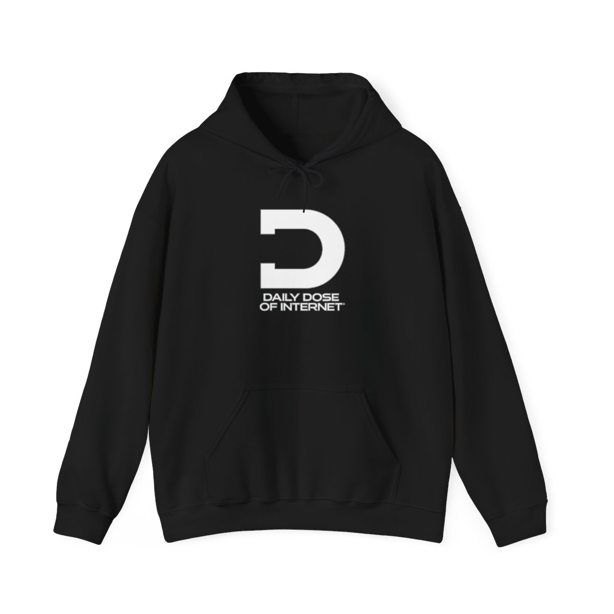 Daily Dose of Internet Logo Hoodie | Black Pullover | Daily Dose of Internet